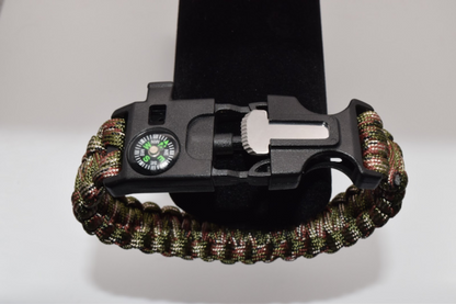 Survival Multifunctional Bracelet - Camouflage