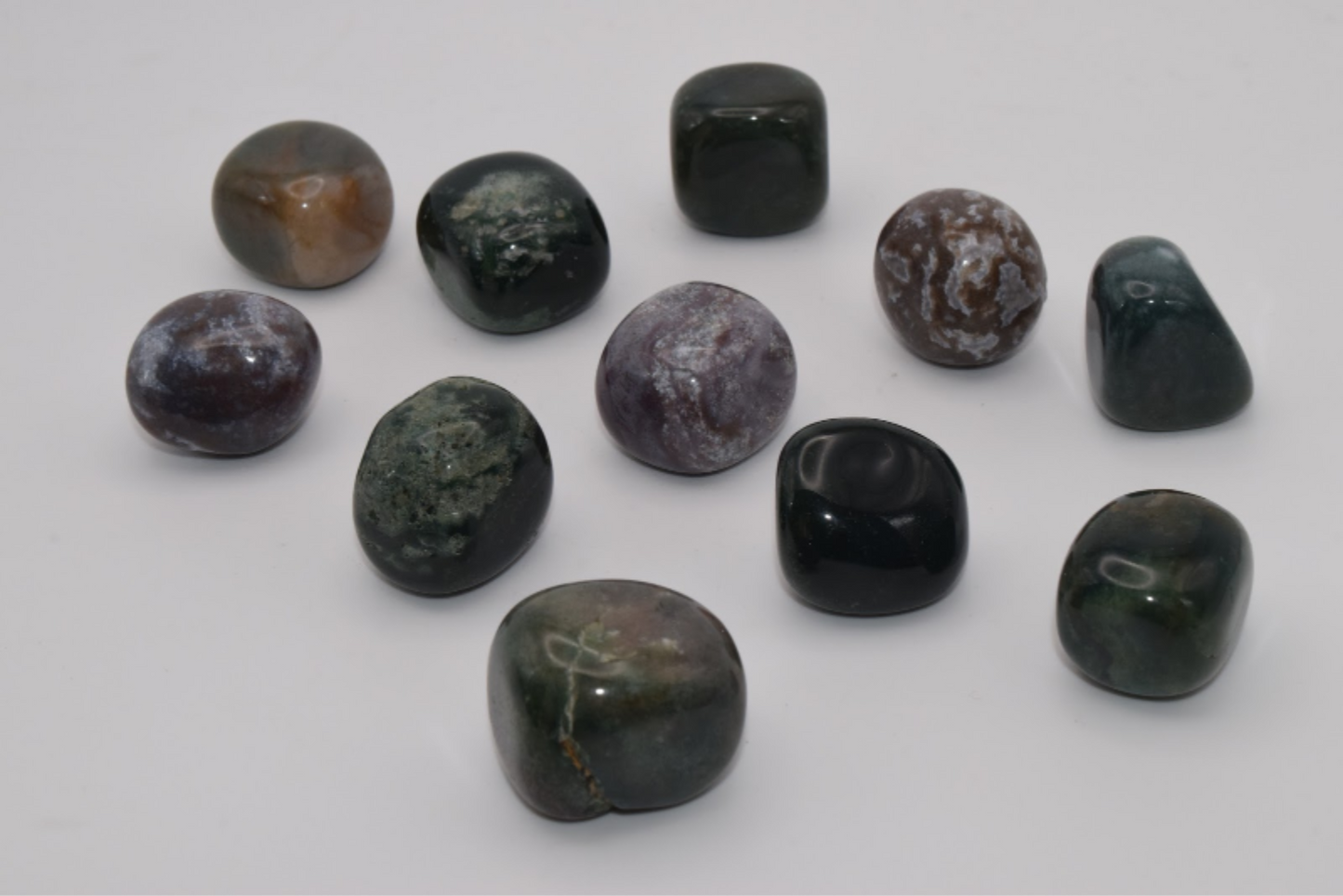 Moss Agate  - Tumbled Stone