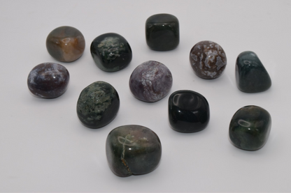 Moss Agate  - Tumbled Stone