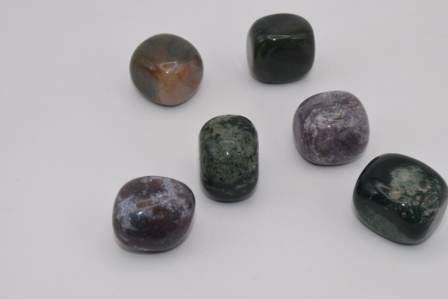 Moss Agate  - Tumbled Stone