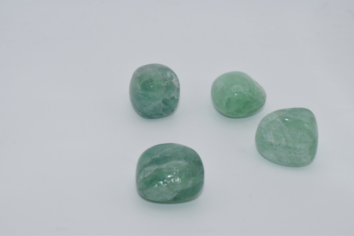 Green Flower  - Tumbled Stone