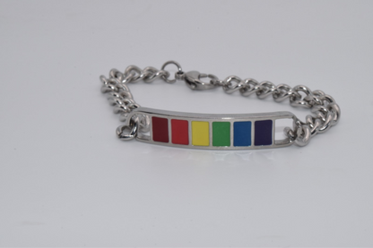 Rainbow Stainless Steel Bracelet