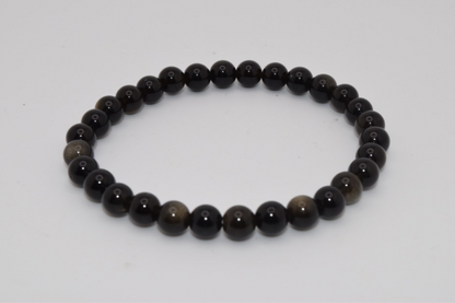 Sheen Obsidian Bracelet  6mm