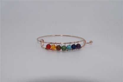 Chakra Bangle - Rose Golden