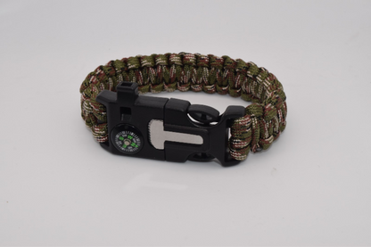 Survival Multifunctional Bracelet - Camouflage