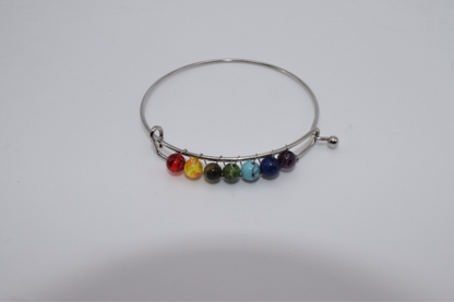 Chakra Bangle - Silvery
